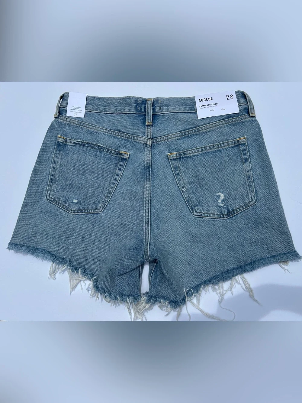 NWT🌷AGOLDE Parker Denim Long Shorts